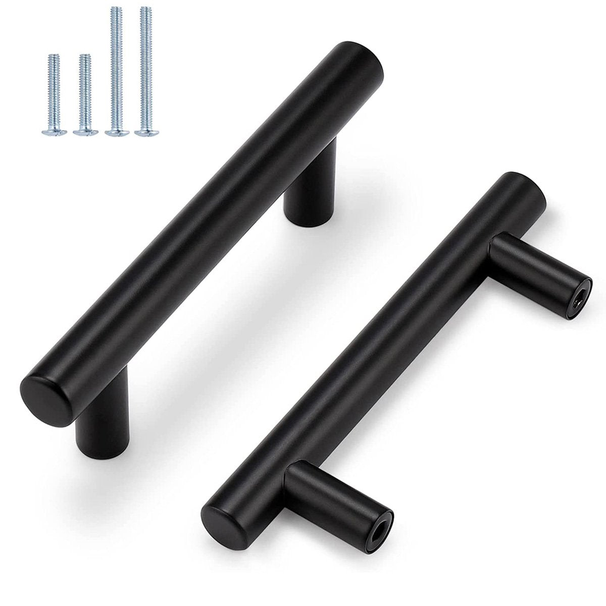 Black Stainless Steel Kitchen Handles – Modern Design for Home Cabinets 2