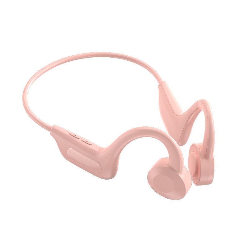 Bone Conduction Headphones Bluetooth 5.2 | Open-Ear Wireless Design for Glasses | 13 Hours Playtime, Sweatproof