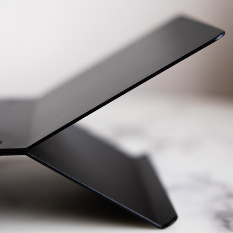 Book Stand | Crossed Open Frame With A Wide Page Cradle