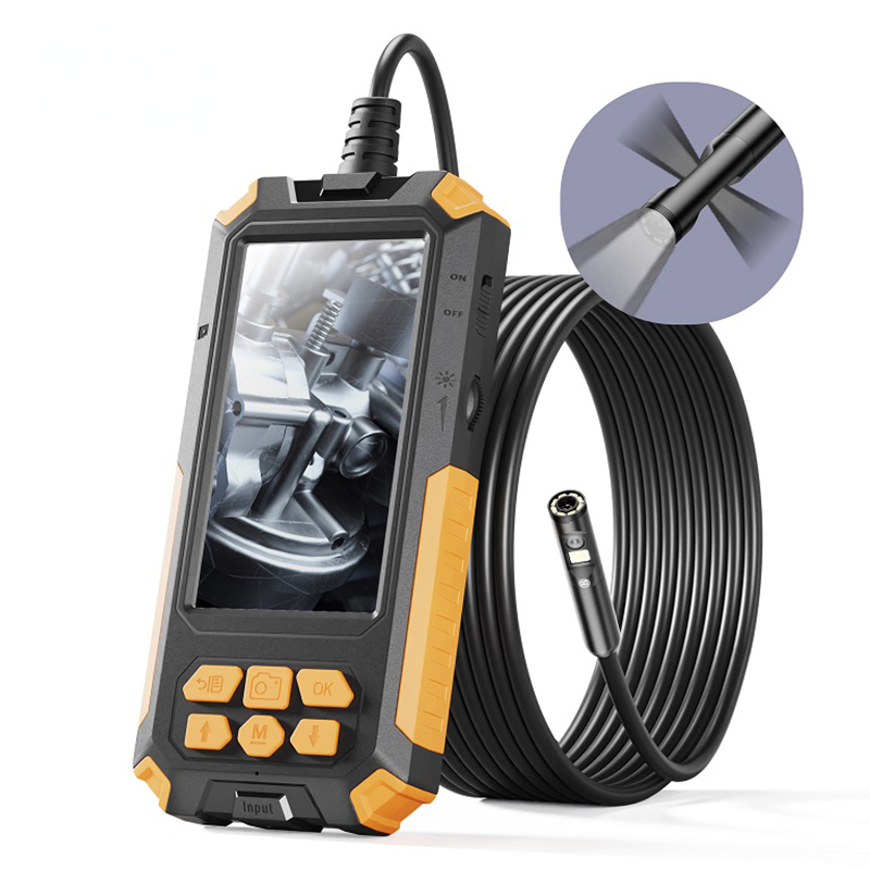 Borescope Endoscope Inspection Camera | Triple Lens 1080p HD with 4.5 Inch Screen | IP68 Waterproof, 2600mAh Battery