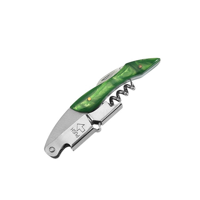 Bottle Opener and Foil Cutter | Two-Step Lever, Tail Blade