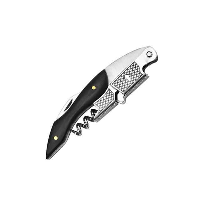Bottle Opener and Foil Cutter | Two-Step Lever, Tail Blade