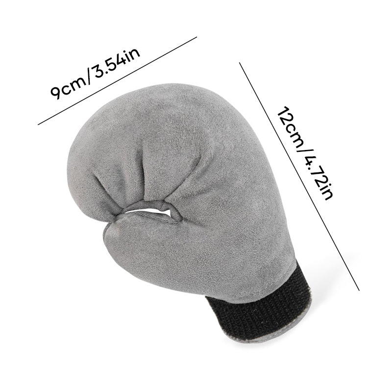 Boxing Glove Shift Knob Cover Suede | Sporty Boxing Glove Design for Gear Stick | Soft Comfortable Grip Universal Fit