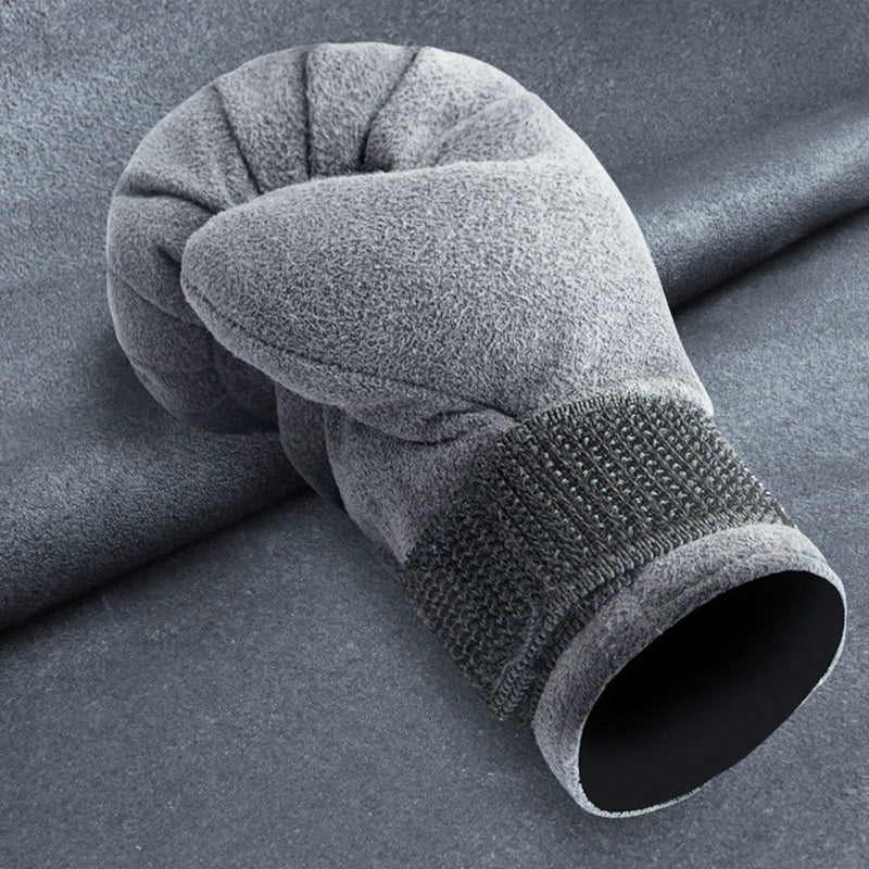 Boxing Glove Shift Knob Cover Suede | Sporty Boxing Glove Design for Gear Stick | Soft Comfortable Grip Universal Fit