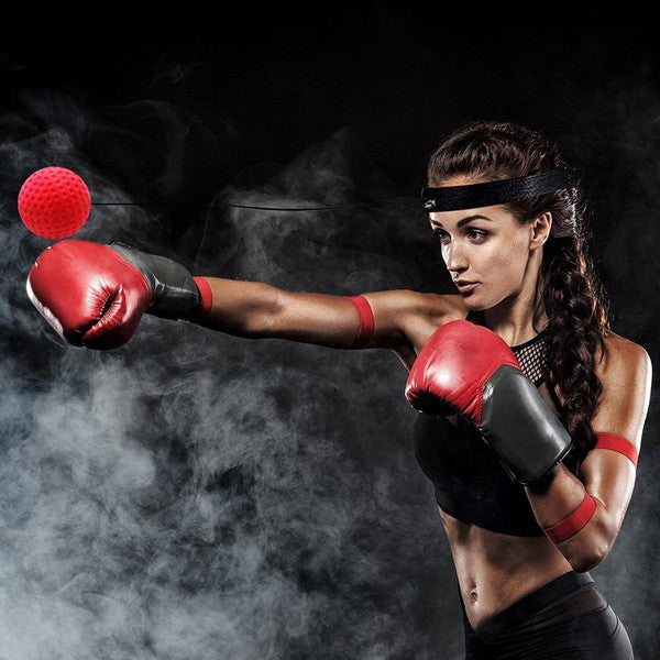 Boxing Reflex Ball Headband | Adjustable Fit for Adults and Kids | Improves Hand-Eye Coordination, Focus and Reflexes