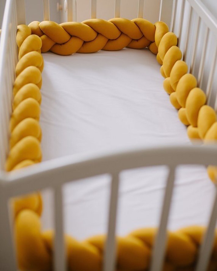 Braided Baby Pillow | Long Three Strand Plait For Sofas And Day Beds