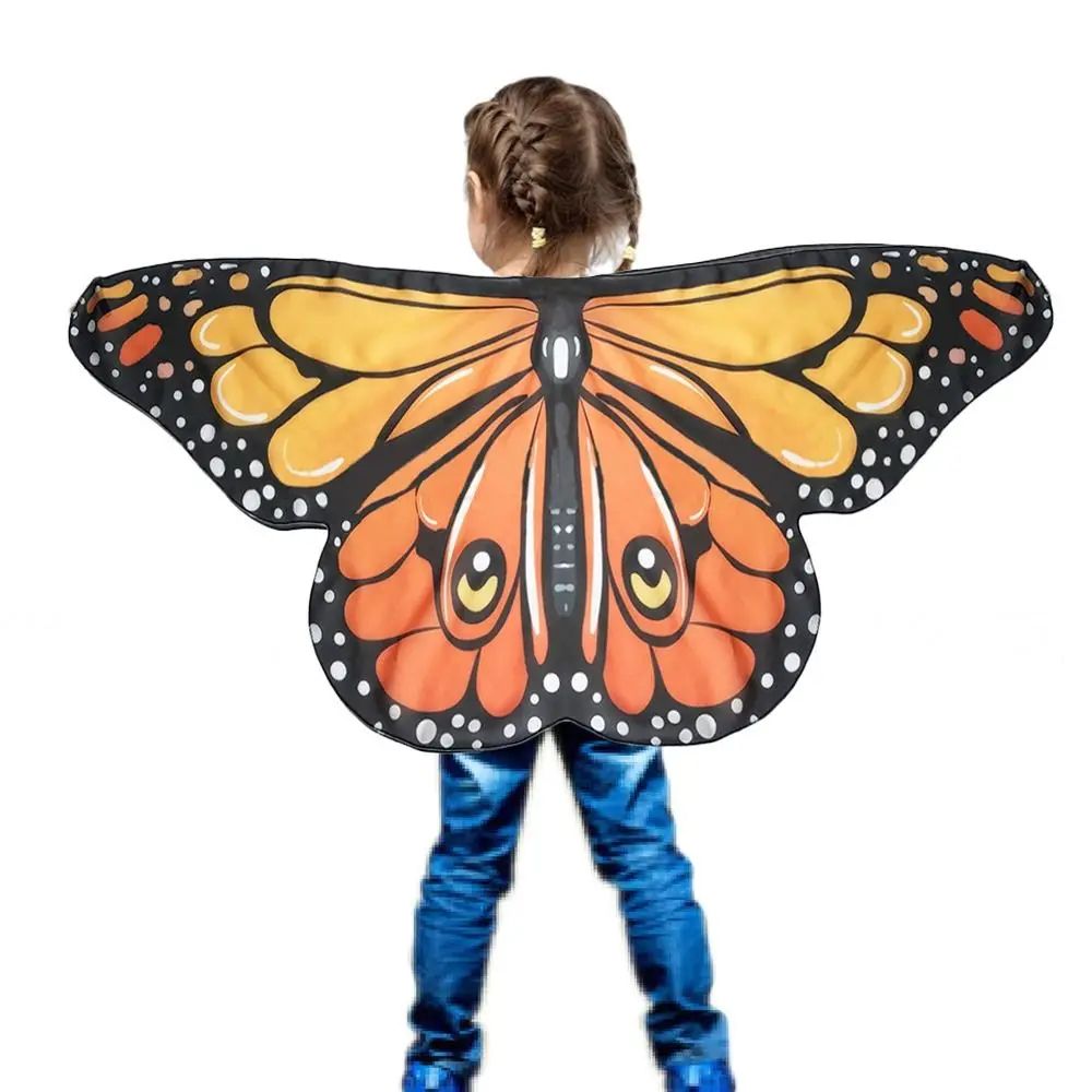 Butterfly Wings Fairy Cape | Lightweight Flowing Costume Cape | Soft Fabric for Dress-Up, Parties and Performances