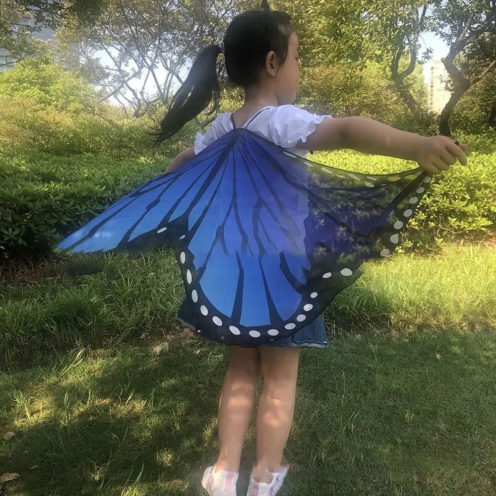 Butterfly Wings Fairy Cape | Lightweight Flowing Costume Cape | Soft Fabric for Dress-Up, Parties and Performances