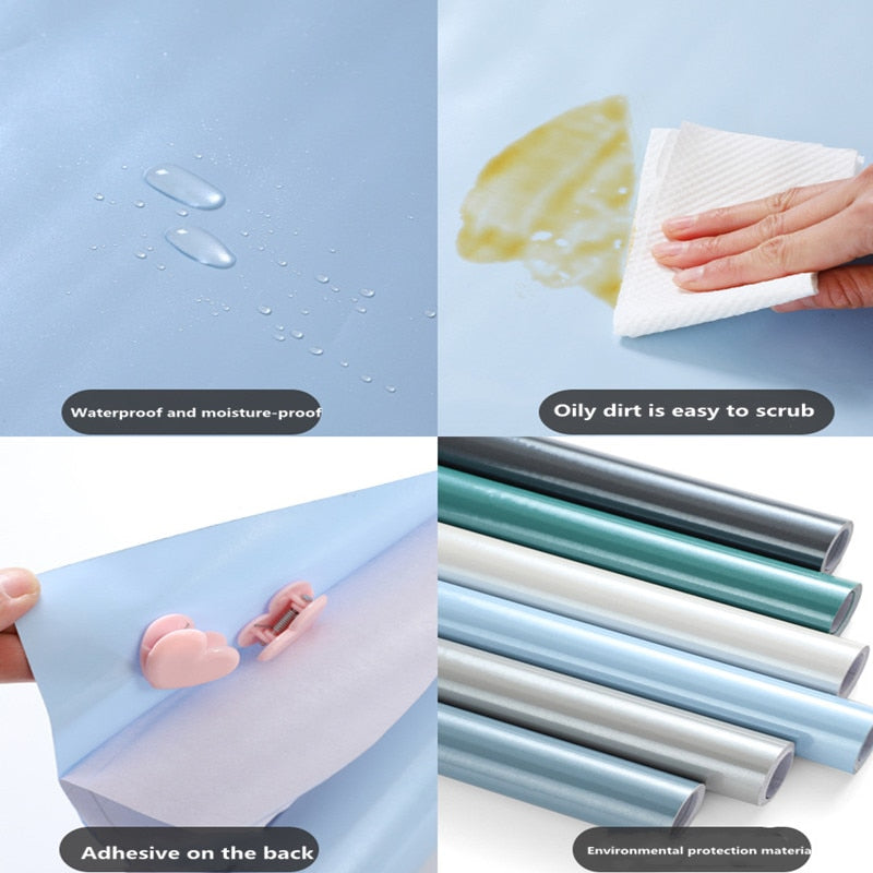 Cabinet Wall Sticker Wallpaper | Peel-And-Stick Cover Roll