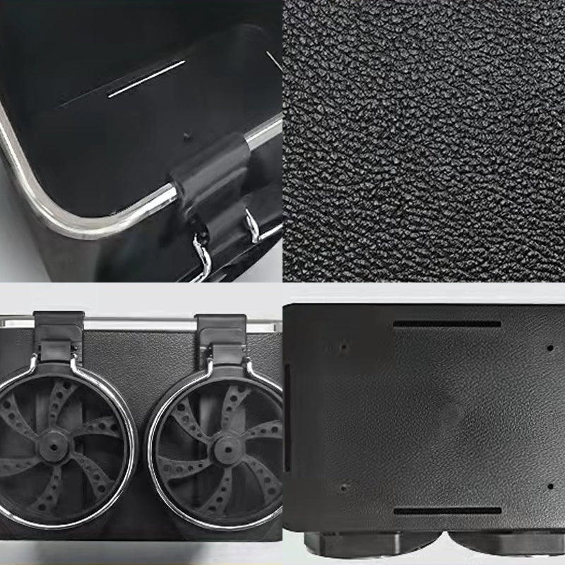 Car Armrest Storage Box ABS Plastic | Secure Strap Fit | Organises Phones, Keys, Drinks, Tissues & Essentials in Your Car