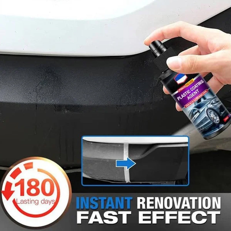 Car Interior Leather and Plastic Coating Agent 120ml | Nano Film Protection | Restores Shine for 3-6 Months Without Fading