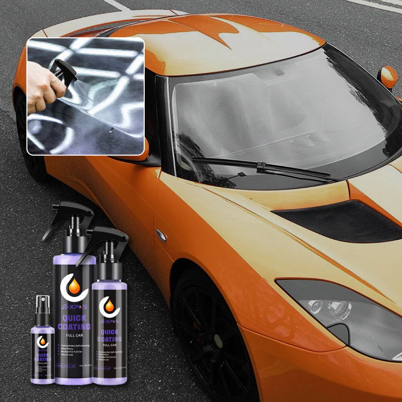 Car Paint Coating Spray | Anti-Scratch Protective Formula | Long-Lasting Hydrophobic Shine for Paint, Glass, Tyres & Wheels