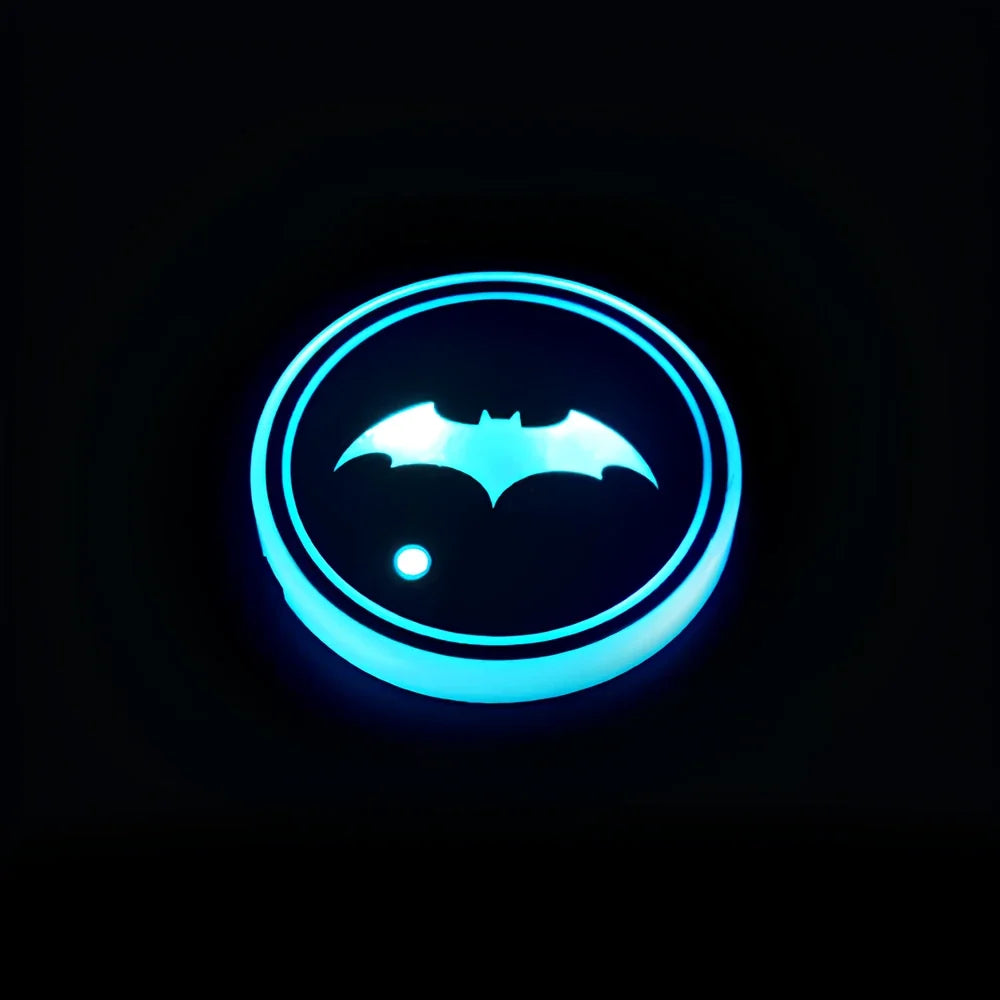 LED Glow Disc 2 Pack | Acrylic, Vibration & Motion Sensor Activated | Rechargeable USB, 7 Colours, 15 Day Battery Life 10