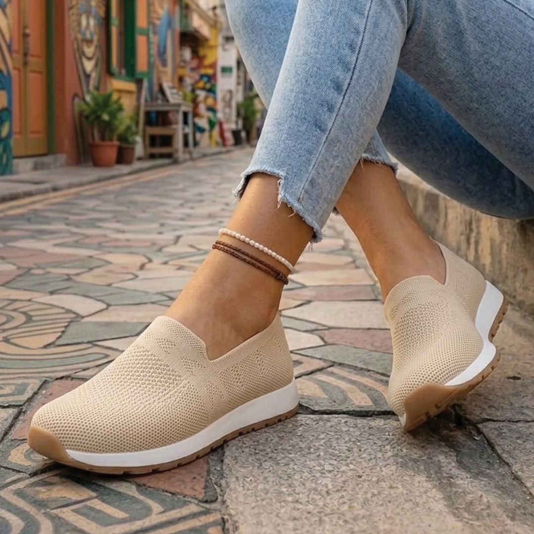 Charlotte | Comfort Shoes – Breathable Mesh Slip-On Design for All-Day Wear