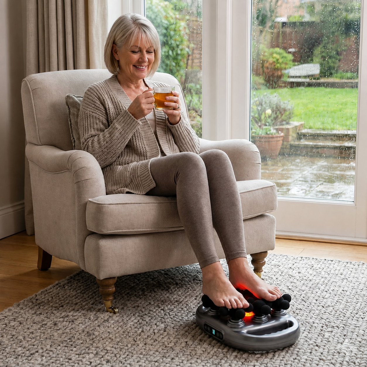 Plantar Fasciitis Massager | Vibration Platform, Multi-Node Surface