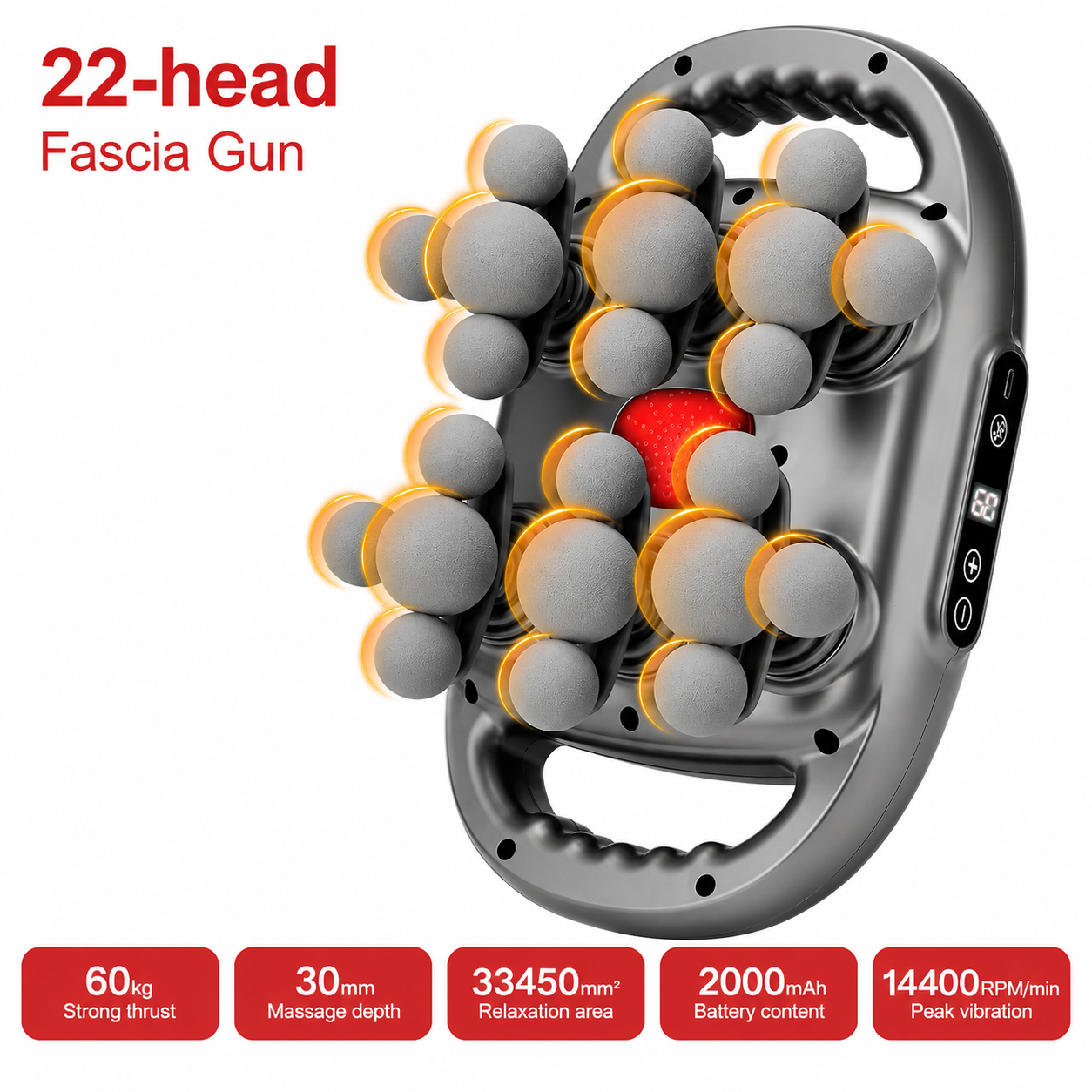 Plantar Fasciitis Massager | Vibration Platform, Multi-Node Surface