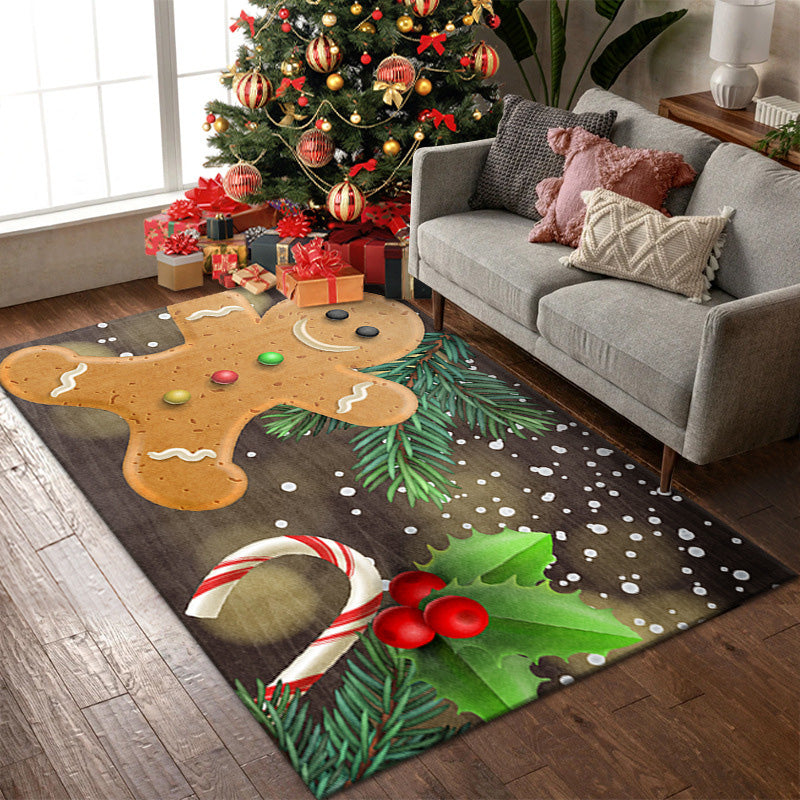 Christmas Doormat Festive Decoration | Non-Slip Backing with Dust-Trapping Design | Polyester Indoor Outdoor Mat