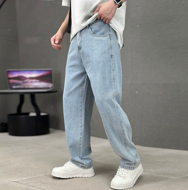 ClassicFit | Men's Jeans - Loose Fit Straight Leg Design for Comfort