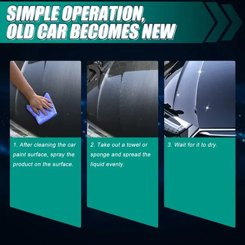 Coating Renewal Spray 120 ml | Waterless Wash & Scratch Repair Formula | Hydrophobic Nano Coating for Cars, Bikes & Boats
