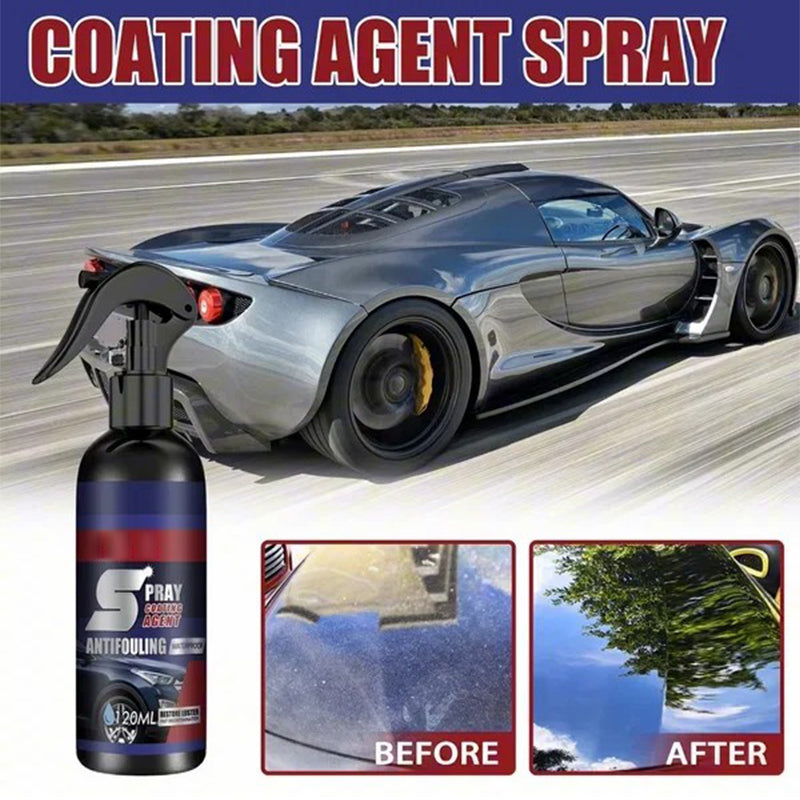 Coating Renewal Spray 120 ml | Waterless Wash & Scratch Repair Formula | Hydrophobic Nano Coating for Cars, Bikes & Boats