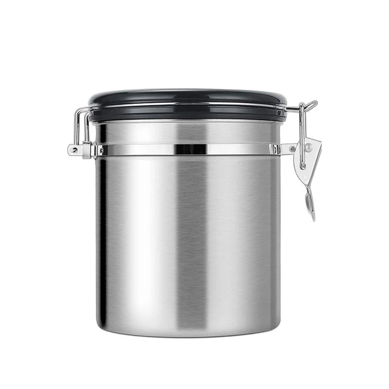 Coffee Container | Lever Clamp Lid, Dial And Front Scoop