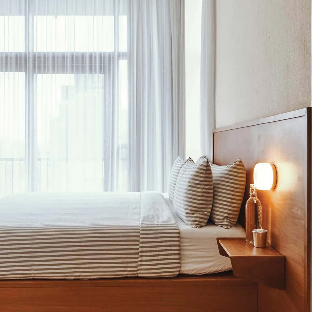 Compact Glass Wall Lamp | Domed Lens In A Ribbed Ring
