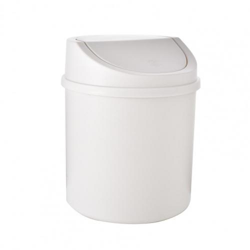 Compact Trash Can | Swing Lid That Closes On Its Own