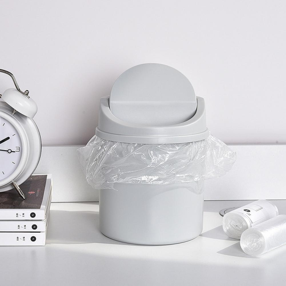 Compact Trash Can | Swing Lid That Closes On Its Own