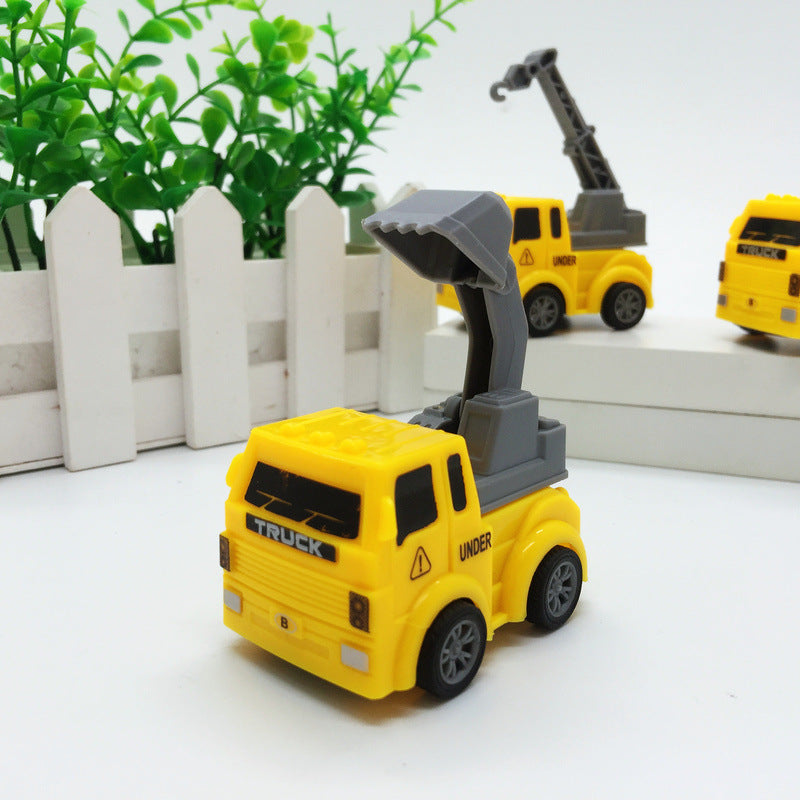 Construction Vehicle Valentine's Day Exchange Cards | 24 Cards & 24 Moving-Part Toy Vehicles | Plastic & Paper