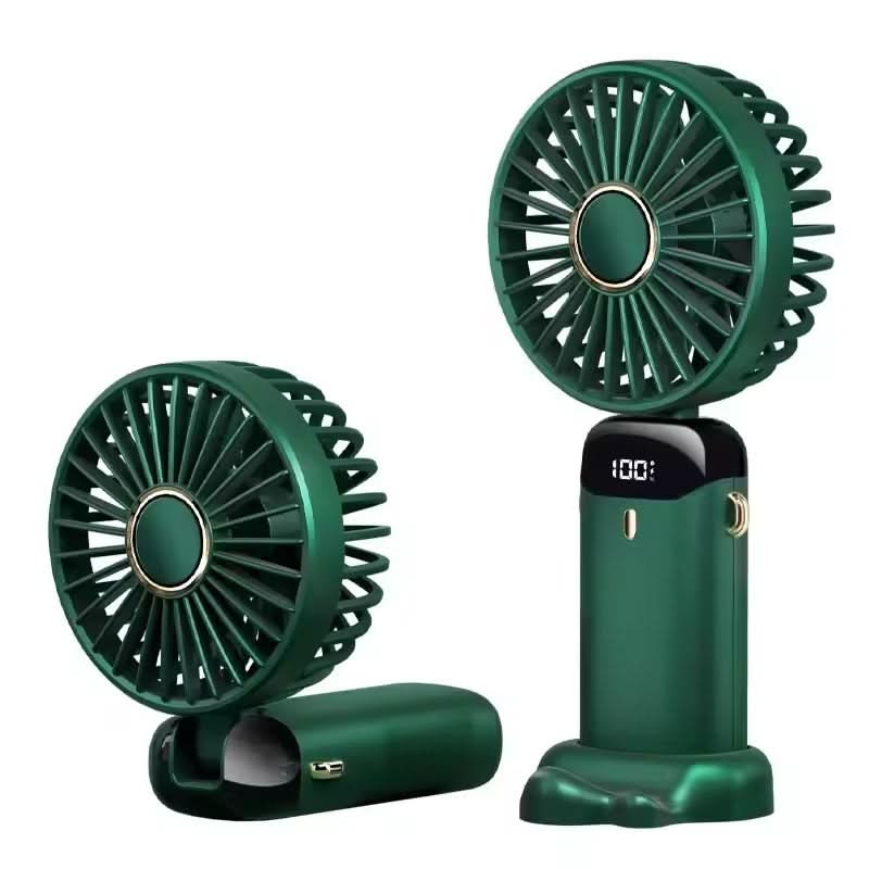 CoolBreeze | Hand Held Personal Fan With Built-In Phone Stand
