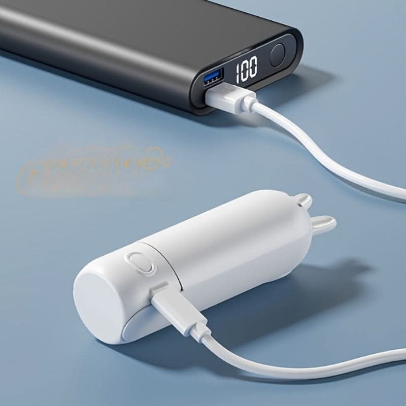 CoolBreeze | Mini Handheld Fan – USB Rechargeable with Dual-Use Design 4