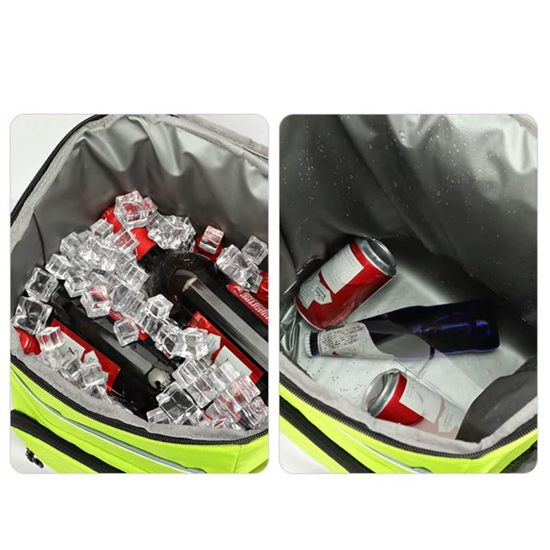 Cooling Backpack for Summer Adventures - Water-Repellent Fabric - 20L - Spacious - Durable