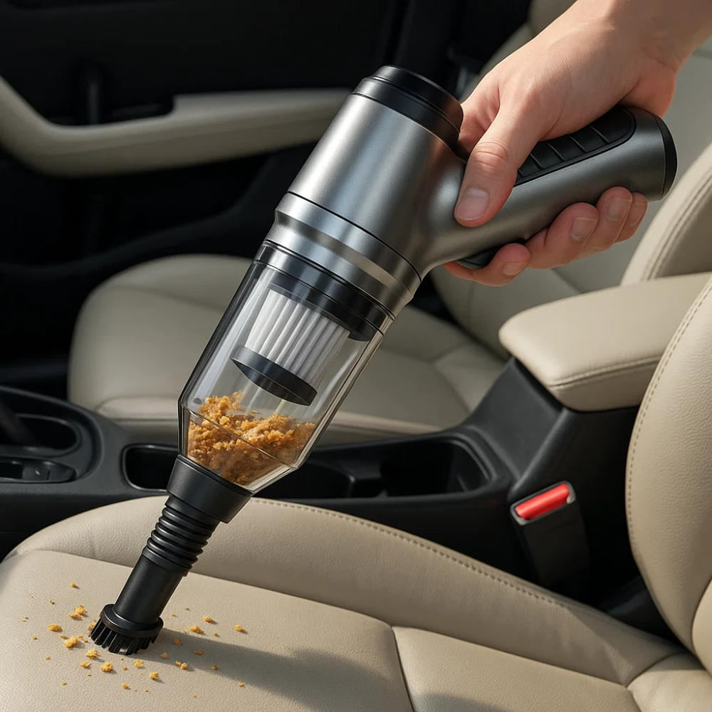 Cordless Car Vacuum Cleaner | 95,000PA Suction, Vacuum & Blower Modes | USB-C Rechargeable, 20-Day Battery Life