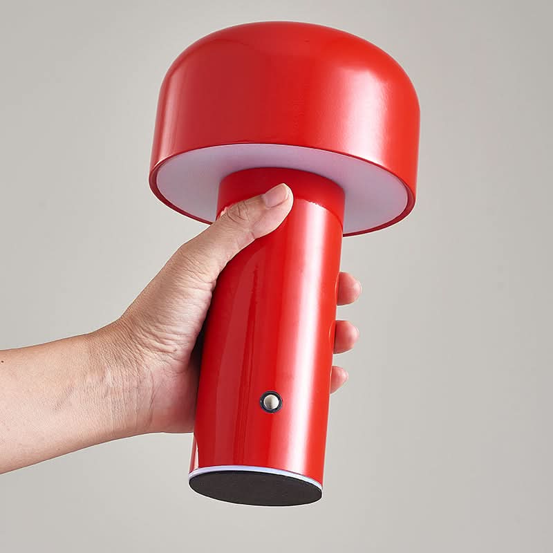 Cordless LED Table Lamp – Dimmable Mushroom Design