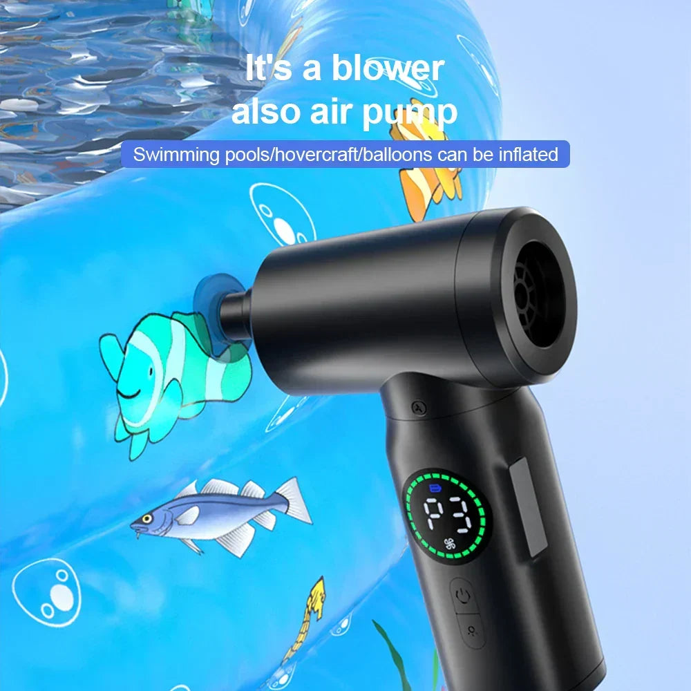 Cordless Vacuum Cleaner Portable 2-in-1 Blower Rechargeable with LED Light