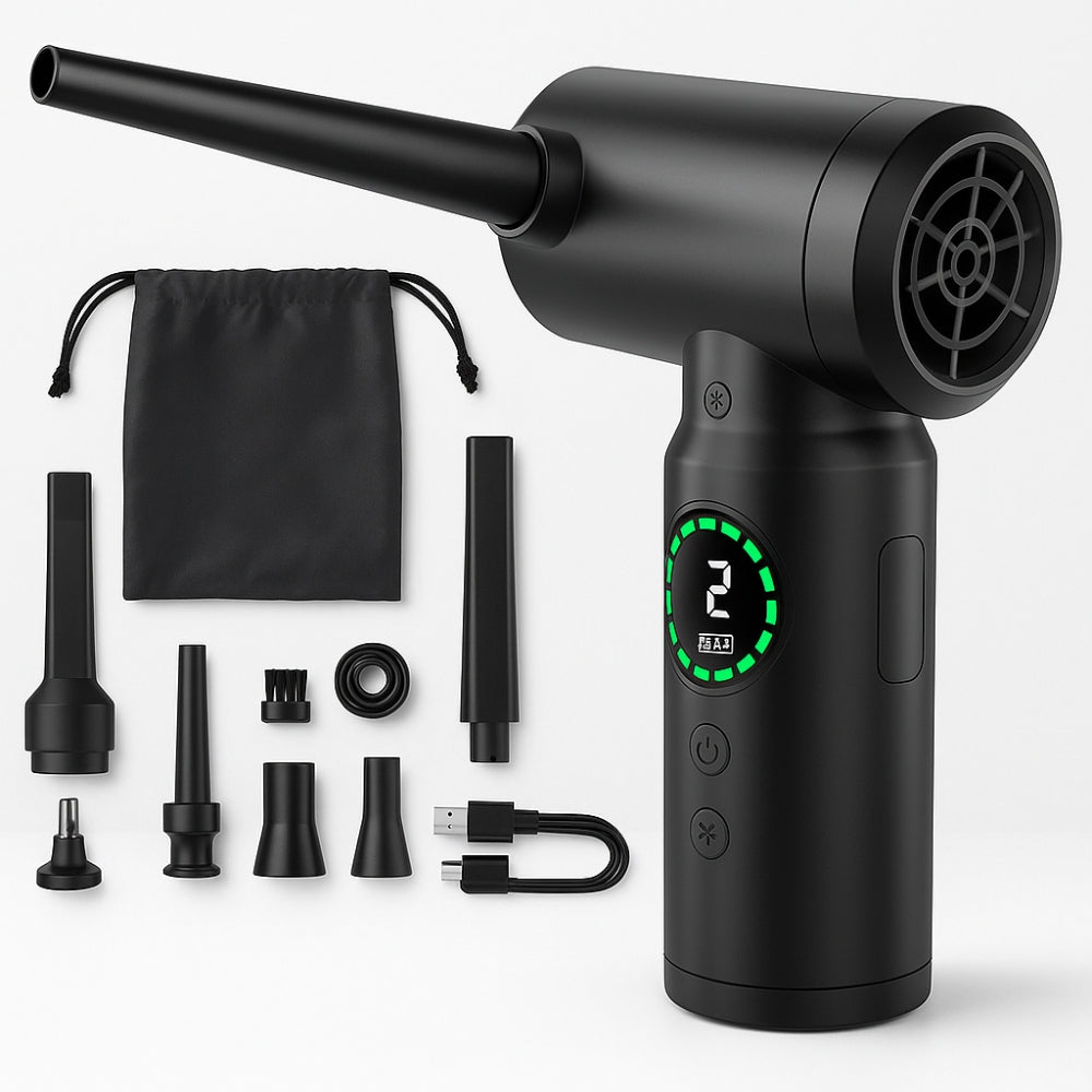 Cordless Vacuum Cleaner Portable 2-in-1 Blower Rechargeable with LED Light