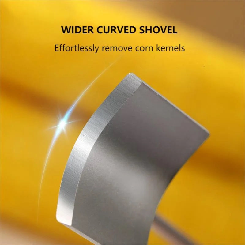 Corn Stripping Tool Stainless Steel | Curved Blade Design, Dishwasher Safe | Strips Fresh Corn Kernels in Seconds