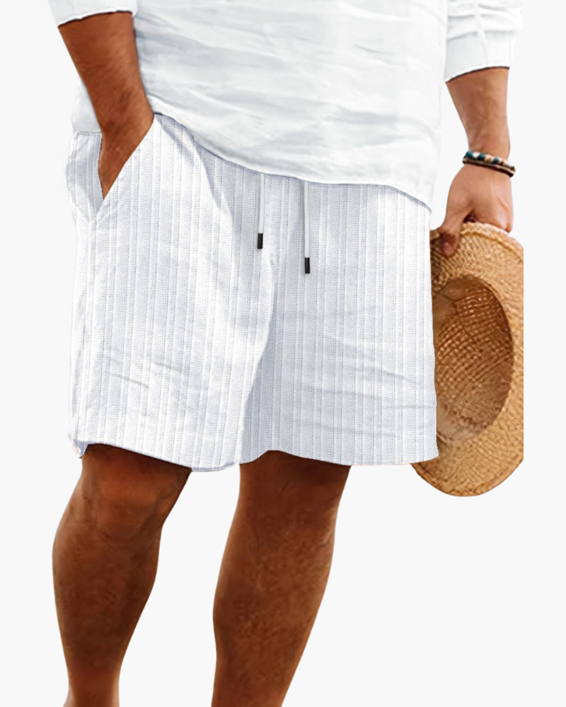 CottonBlend | Men's Drawstring Shorts – Lightweight Casual Design 6
