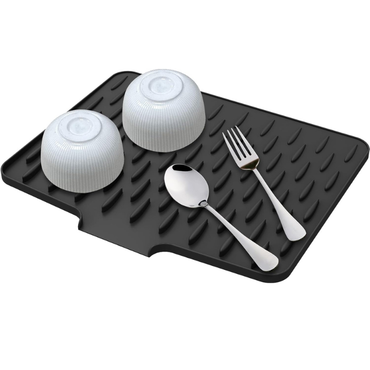 Countertop Drying Mat, Absorbent Quick-Dry Fabric, Non-Slip Base