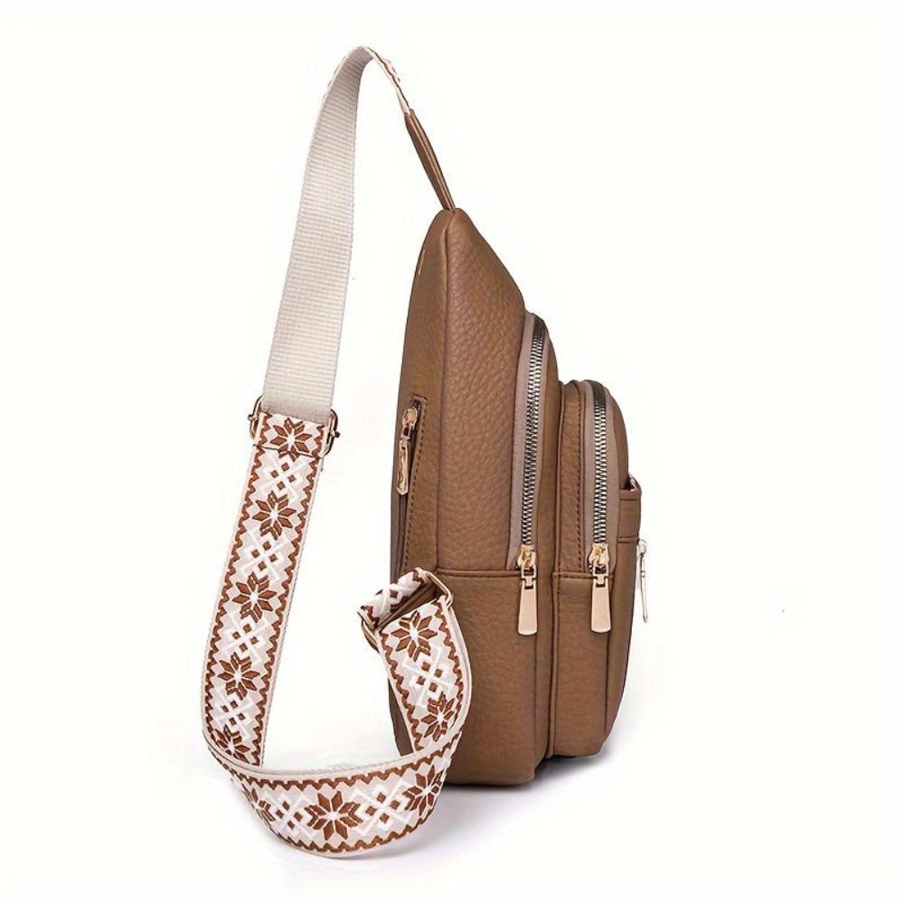 Crossbody Bag for Women - Vegan Leather with Adjustable Strap