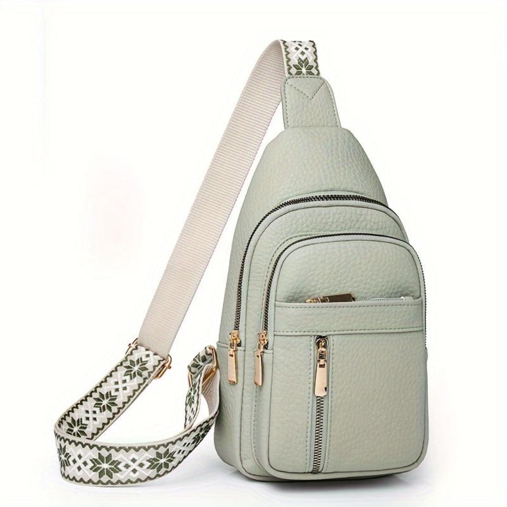 Crossbody Bag for Women - Vegan Leather with Adjustable Strap