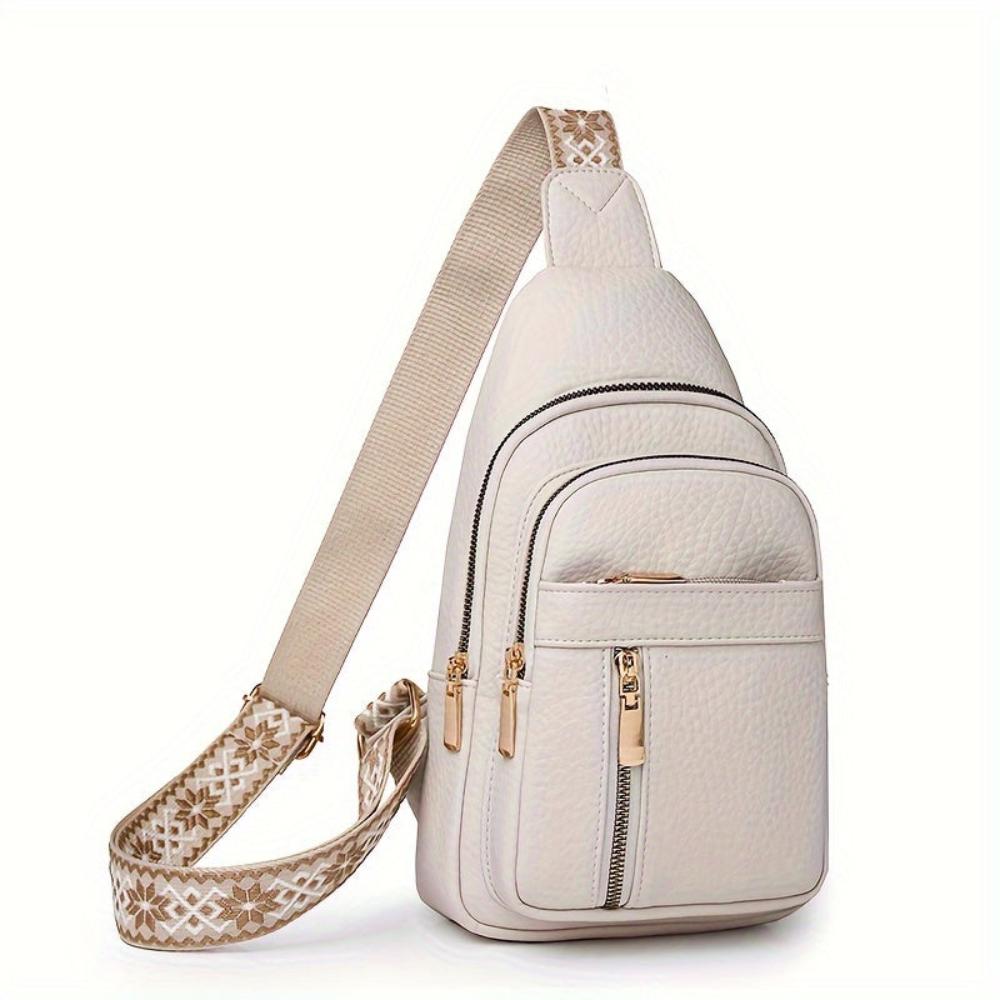 Crossbody Bag for Women - Vegan Leather with Adjustable Strap