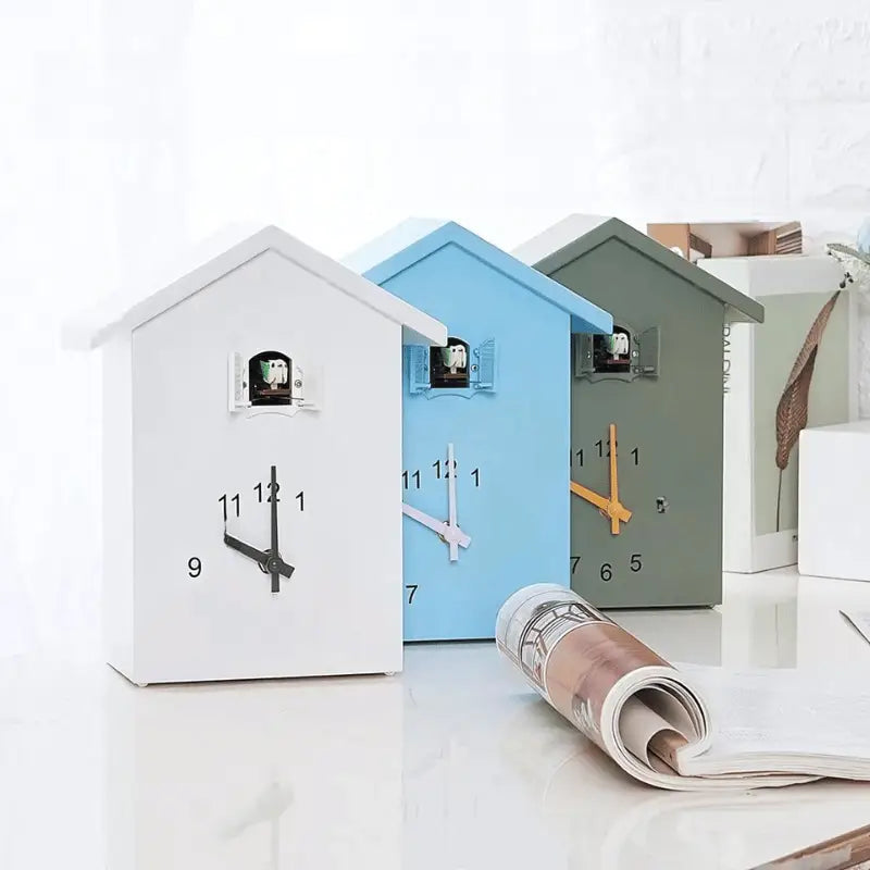 Cuckoo Wall Clock | House Shape, Swinging Pendulum