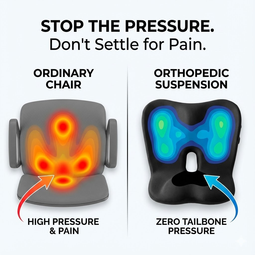 Cushion for Bruised Tailbone & Sore Coccyx | Orthopedic Relief 2