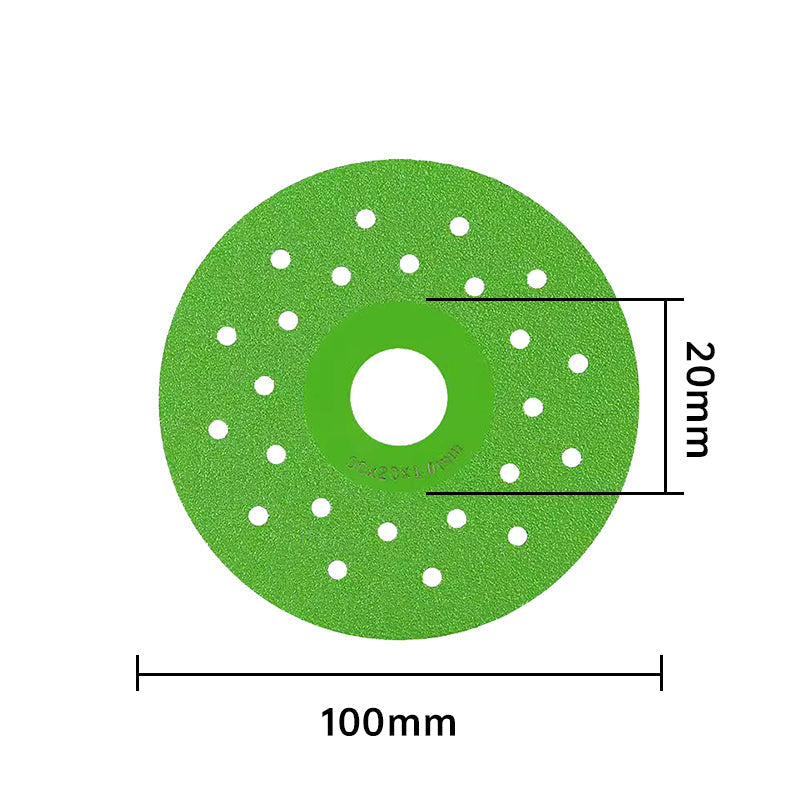 Diamond Cutting Disc Forged Steel | Heat-Vented Grinding Wheel for Ceramic Marble Glass | Chip-Resistant Precision Cuts