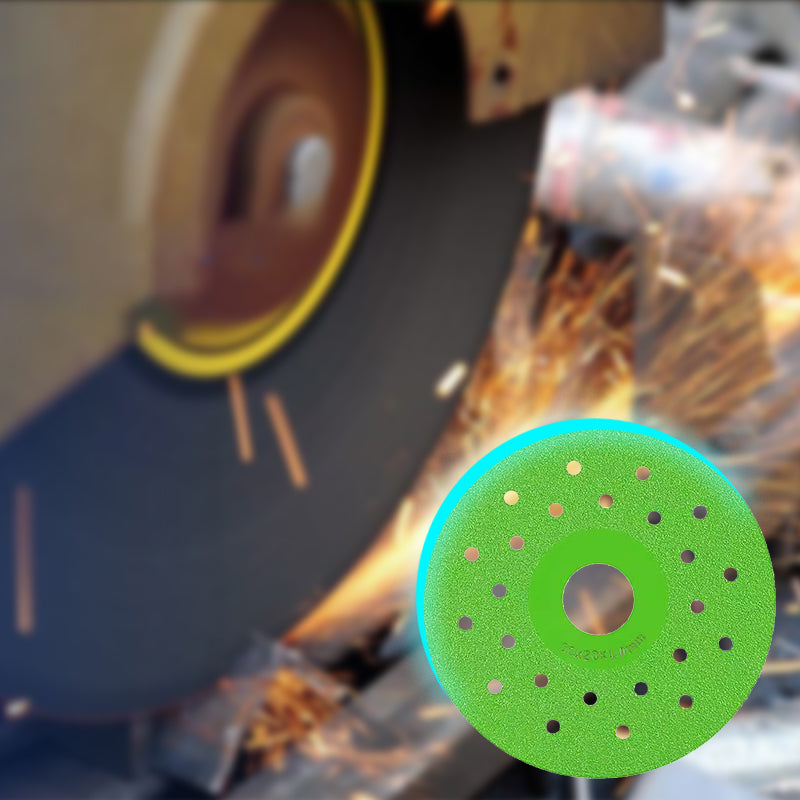 Diamond Cutting Disc Forged Steel | Heat-Vented Grinding Wheel for Ceramic Marble Glass | Chip-Resistant Precision Cuts