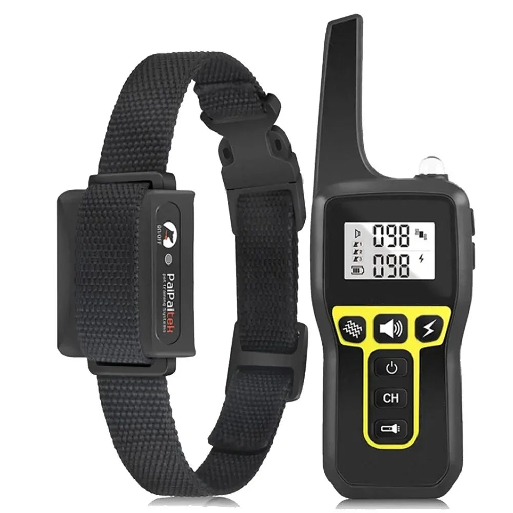 Dog Training Collar Rechargeable | 1000m Remote Range, 3 Modes, 100 Levels | IP67 Waterproof, 60-Day Battery Life