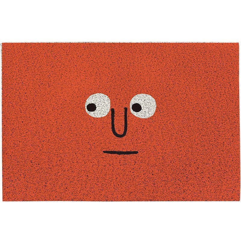 Doormat Polyester Rubber Backed Emoji Design, Fun, Durable Welcome Mat 1