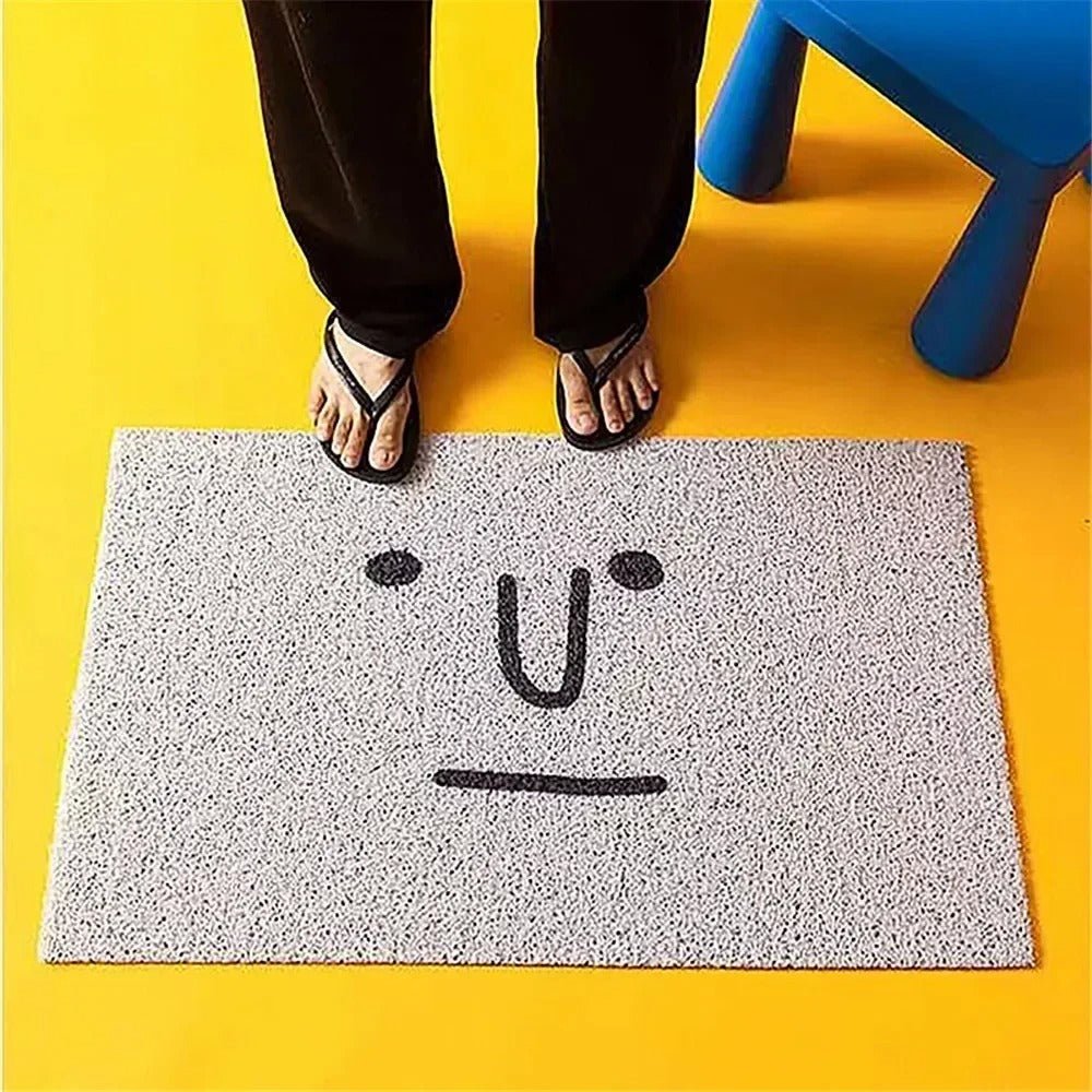 Doormat Polyester Rubber Backed Emoji Design, Fun, Durable Welcome Mat 5