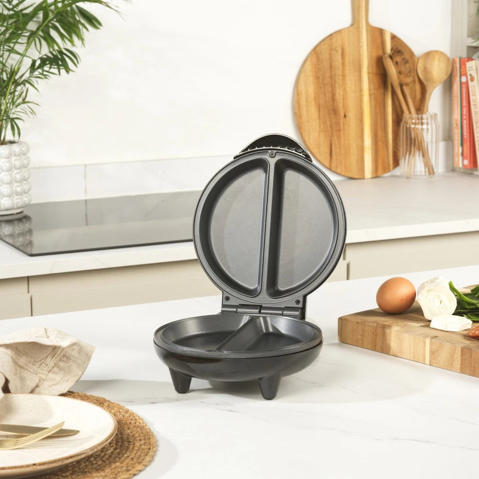 Dual Omelette Maker | Non-Stick 750W Double Egg Cooker
